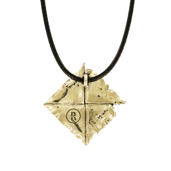 Pendentif "Le dernier tableau" de Zdzislaw Beksinski (doré) – Image 5