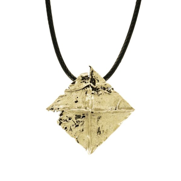 Pendentif "Le dernier tableau" de Zdzislaw Beksinski (doré) – Image 4