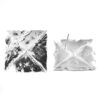 The Last Painting earrings by Zdzislaw Beksinski (white palladium) - Image 2