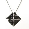 The Last Painting pendant by Zdzislaw Beksinski (black ruthenium)
