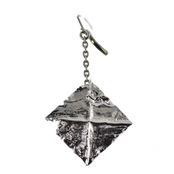 The Last Painting earrings by Zdzislaw Beksinski (black ruthenium) - Image 2