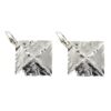 The Last Painting earrings by Zdzislaw Beksinski (white palladium)