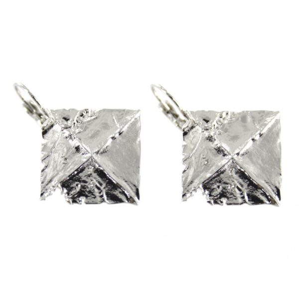 The Last Painting earrings by Zdzislaw Beksinski (white palladium)