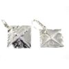 The Last Painting earrings by Zdzislaw Beksinski (white palladium) - Image 2