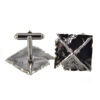 The Last Painting cufflinks by Zdzislaw Beksinski (black ruthenium) - Image 2