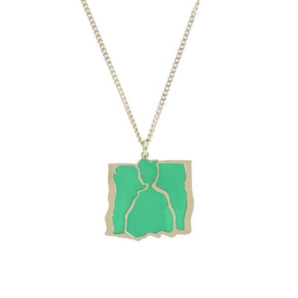 Métroanonymus pendant Jade