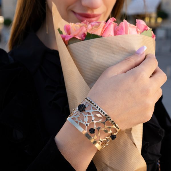 Bransoletka Rose Sauvage z kryształami Swarovski® - obrazek 3