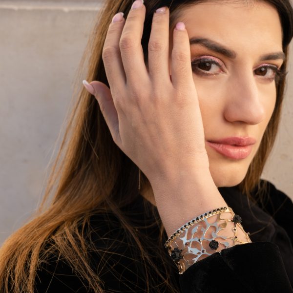 Bransoletka Rose Sauvage z kryształami Swarovski® - obrazek 4