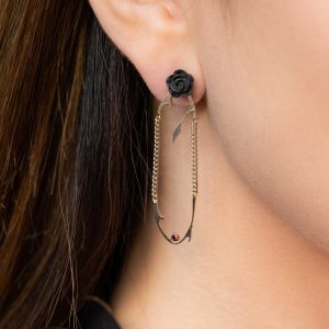 Kolczyki Rose Sauvage z kryształkami Swarovski®