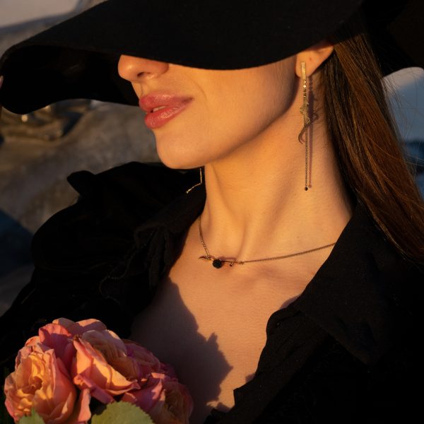 Naszyjnik Rose Sauvage z kryształkiem Swarovski® - obrazek 3