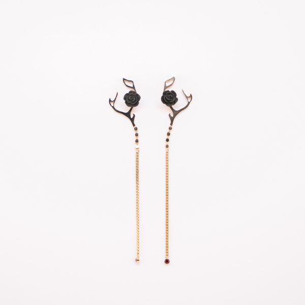 Kolczyki Rose Sauvage z kryształkami Swarovski®