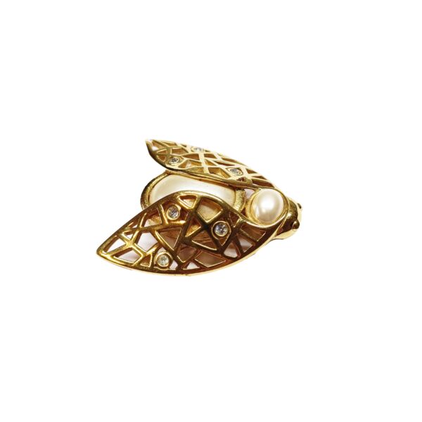 Gold-plated Cicada brooch, Christian Dior - Image 3