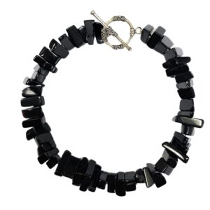 Fancy black vintage necklace