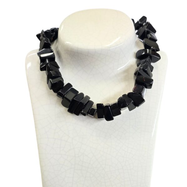 Fancy black vintage necklace - Image 2